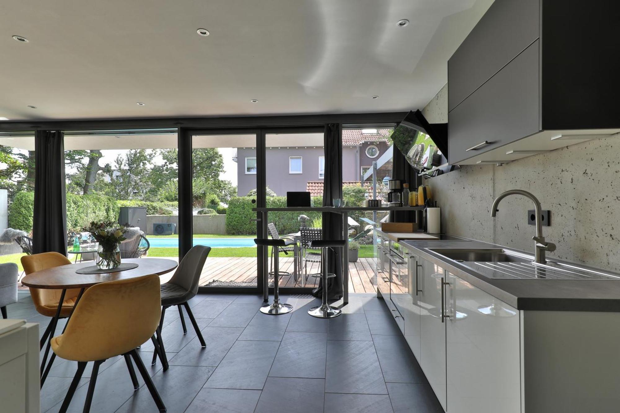 Modernes Studio-Apartment Gersthofen Eksteriør bilde