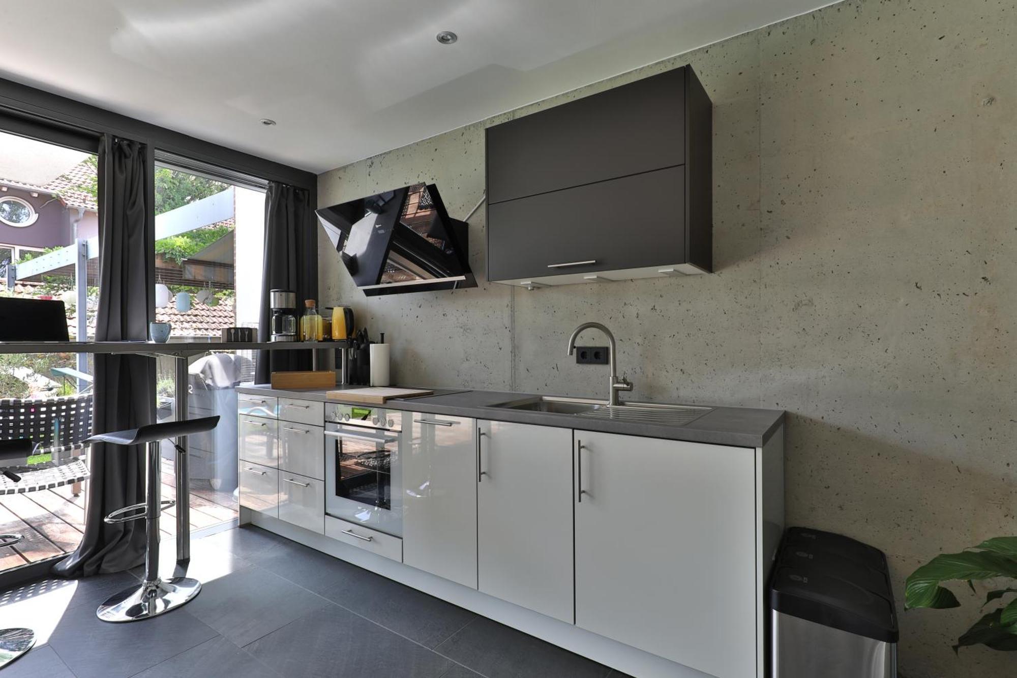 Modernes Studio-Apartment Gersthofen Eksteriør bilde