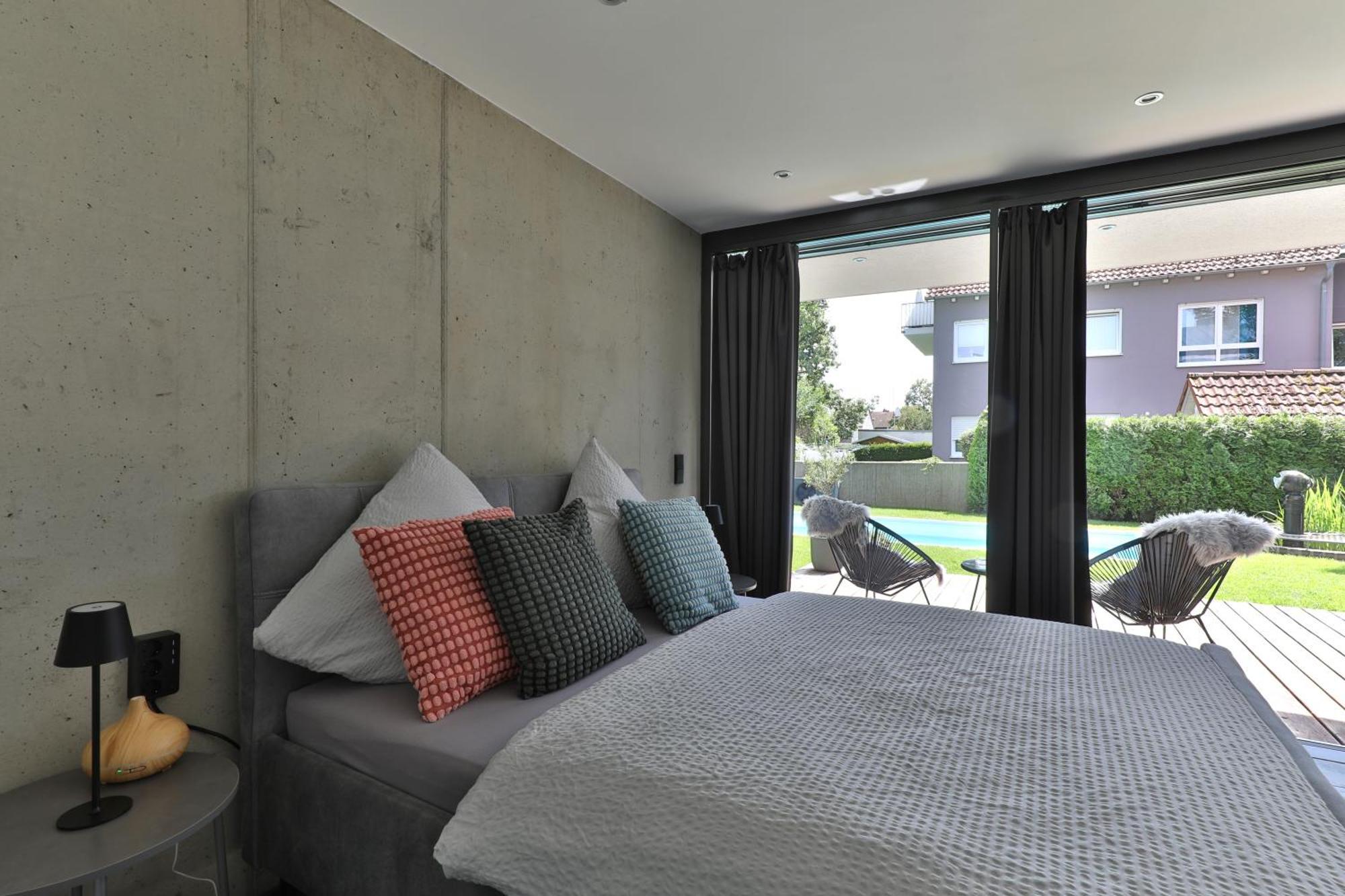 Modernes Studio-Apartment Gersthofen Eksteriør bilde
