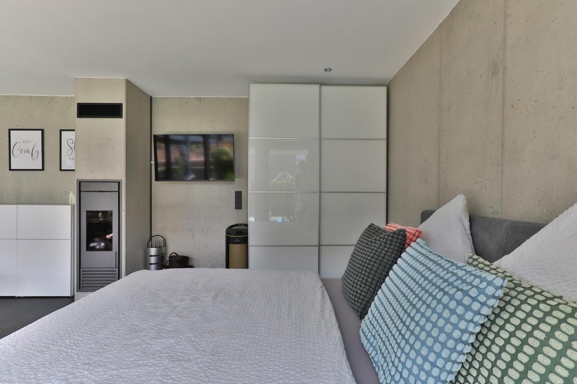 Modernes Studio-Apartment Gersthofen Eksteriør bilde