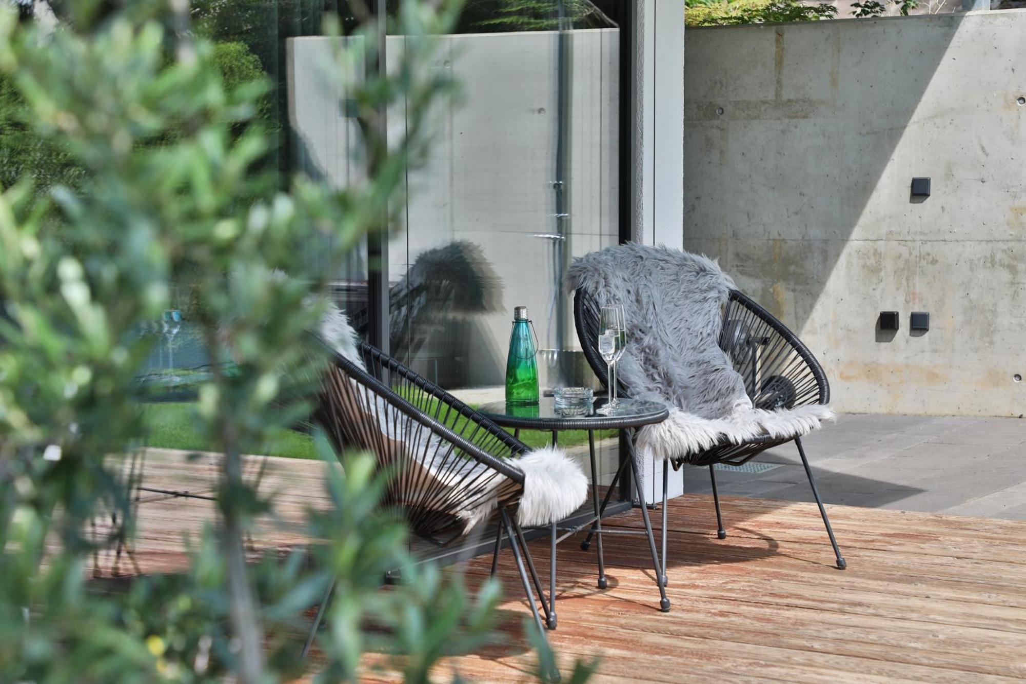 Modernes Studio-Apartment Gersthofen Eksteriør bilde